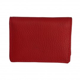 جا کارتی چرم طبیعی قرمز