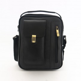 کیف چرم طبیعی اسپورت دستی و دوشی مدل آرنیکا مشکی