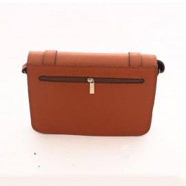 کیف چرم طبیعی زنانه دوشی عسلی