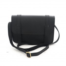 کیف چرم طبیعی زنانه دوشی مشکی