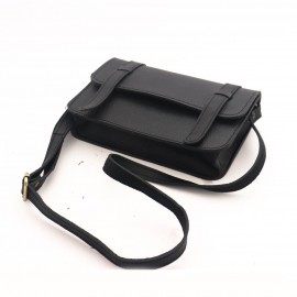 کیف چرم طبیعی زنانه دوشی مشکی