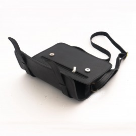 کیف چرم طبیعی زنانه دوشی مشکی