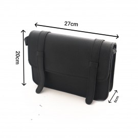 کیف چرم طبیعی زنانه دوشی مشکی