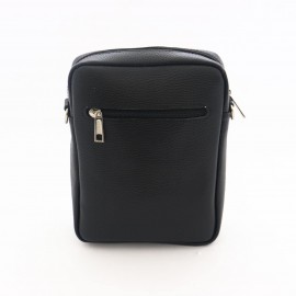 کیف چرم طبیعی اسپورت دوشی مدل آیهان مشکی