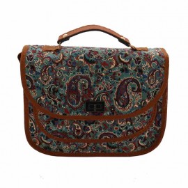 کیف سنتی زنانه دستی و دوشی مدل بنفشه banafshe