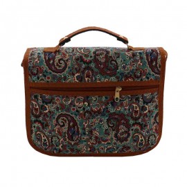 کیف سنتی زنانه دستی و دوشی مدل بنفشه banafshe