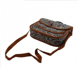 کیف سنتی زنانه دستی و دوشی مدل بنفشه banafshe