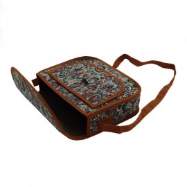 کیف سنتی زنانه دستی و دوشی مدل بنفشه banafshe