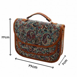 کیف سنتی زنانه دستی و دوشی مدل بنفشه banafshe