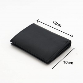 ست کیف و کمربند چرم طبیعی مردانه مشکی