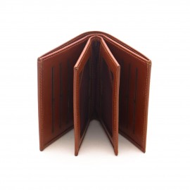 ست کیف و کمربند چرم طبیعی مردانه عسلی