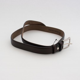 ست کیف و کمربند چرم طبیعی نوین مردانه قهوه‌ای