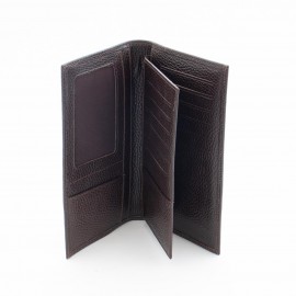 ست کیف و کمربند چرم طبیعی نوین مردانه قهوه‌ای