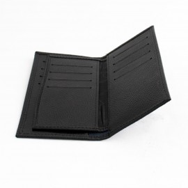 ست کیف و کمربند چرم طبیعی طرح فلوتر مردانه مشکی کد 104