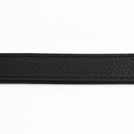 ست کیف و کمربند چرم طبیعی طرح فلوتر مردانه مشکی کد 104