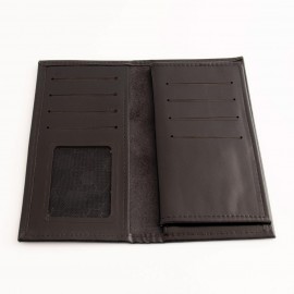 ست کیف و کمربند چرم طبیعی طرح نوپا مردانه مشکی کد 106