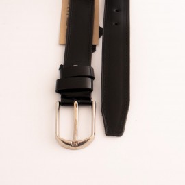 ست کیف و کمربند چرم طبیعی طرح نوپا مردانه مشکی کد 106