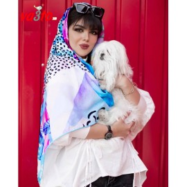 روسری طرح دار مدل ساحلی