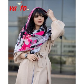 روسری طرح دار مدل گلدار