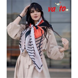 روسری طرح دار مدل خط دار