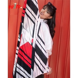 روسری طرح دار مدل خطی