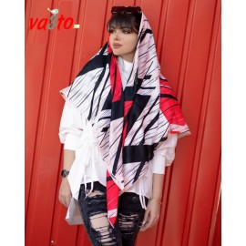 روسری طرح دار مدل خطی