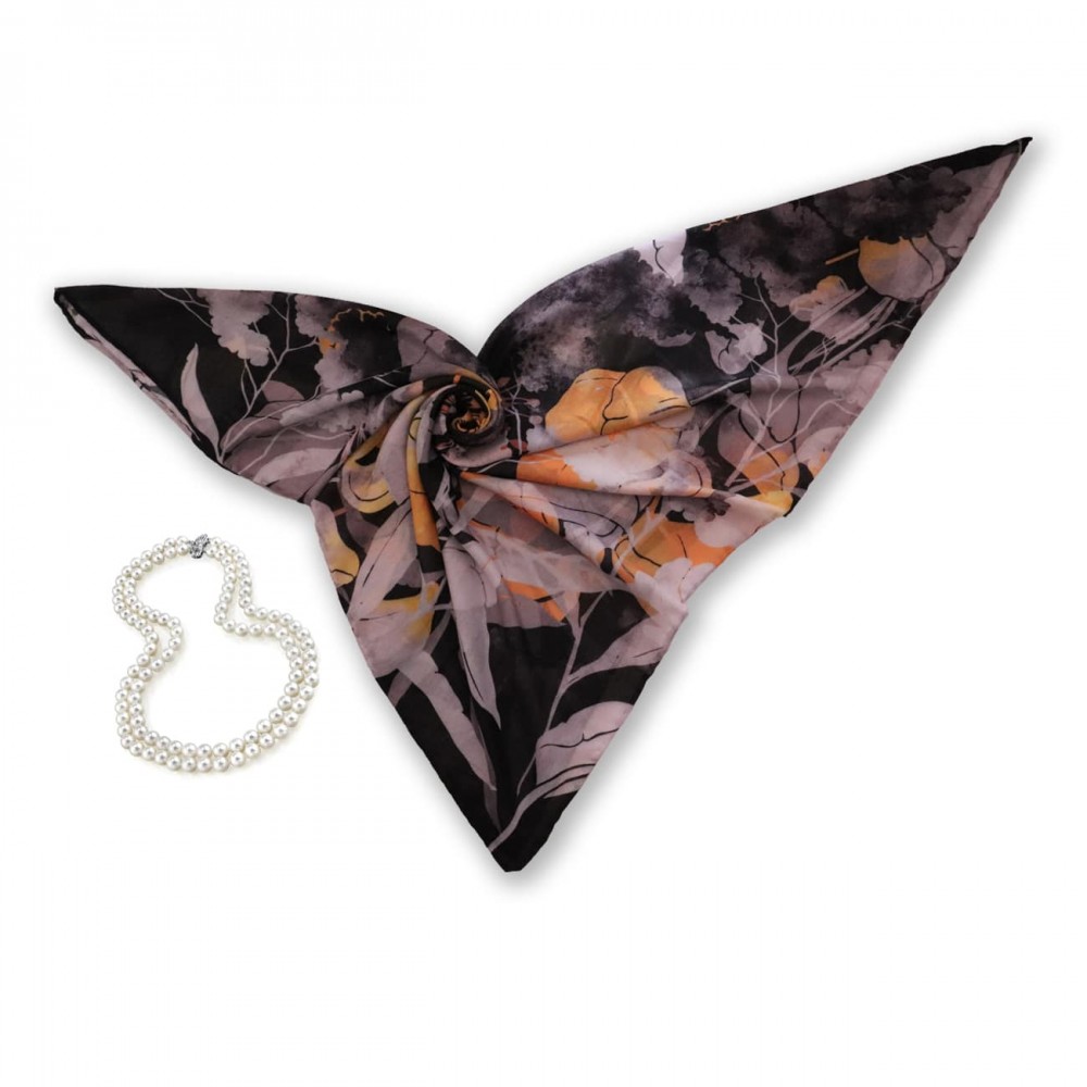 روسری طرح دار مدل پاییز