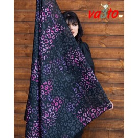 روسری طرح دار مدل شکوفه