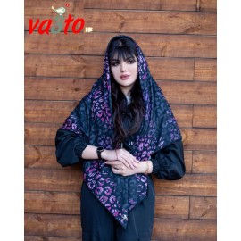 روسری طرح دار مدل شکوفه