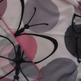 روسری طرح دار مدل پروانه