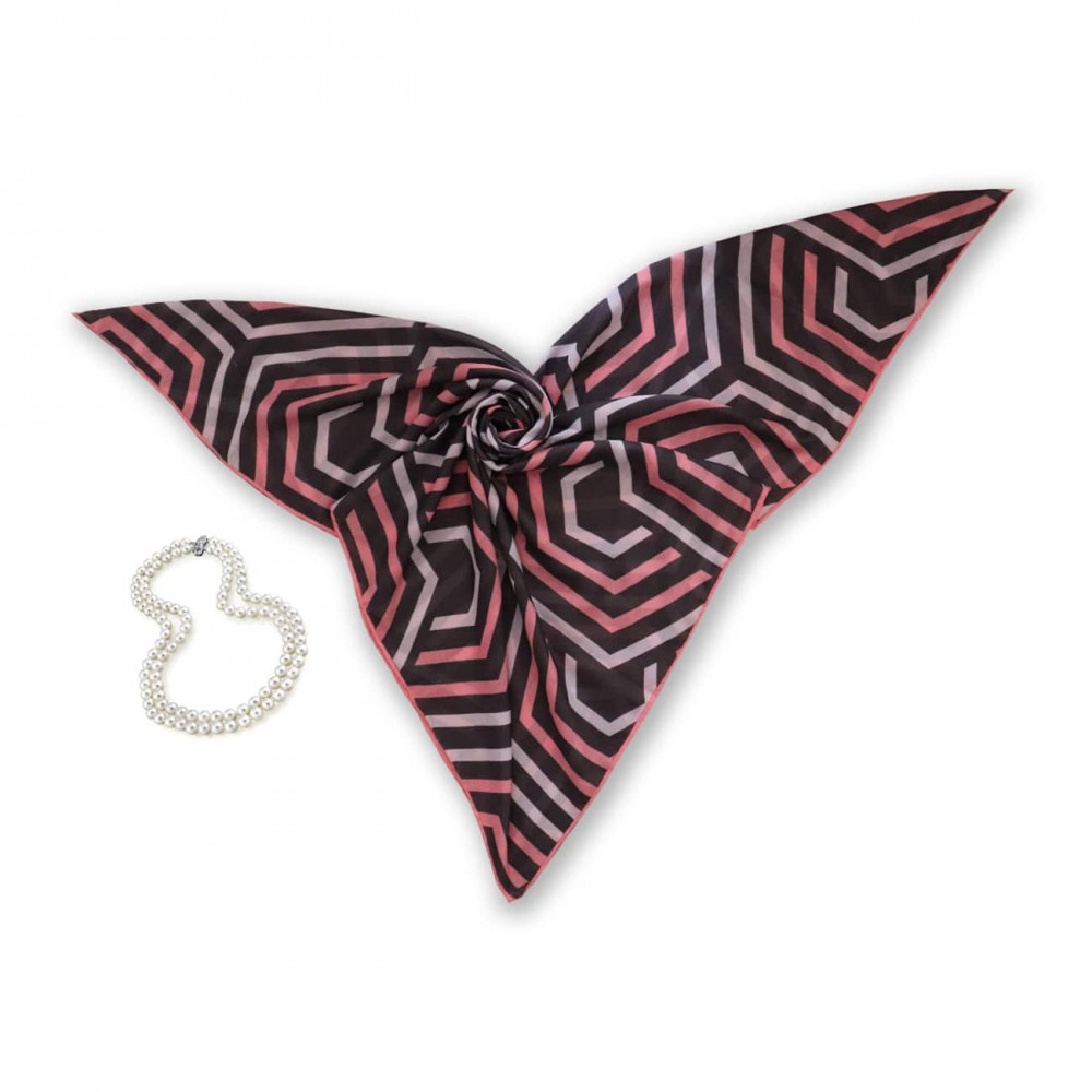 روسری طرح دار مدل ساینا