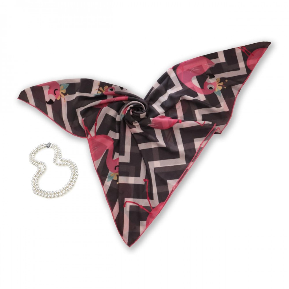 روسری طرح دار مدل ارغوان