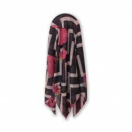 روسری طرح دار مدل ارغوان