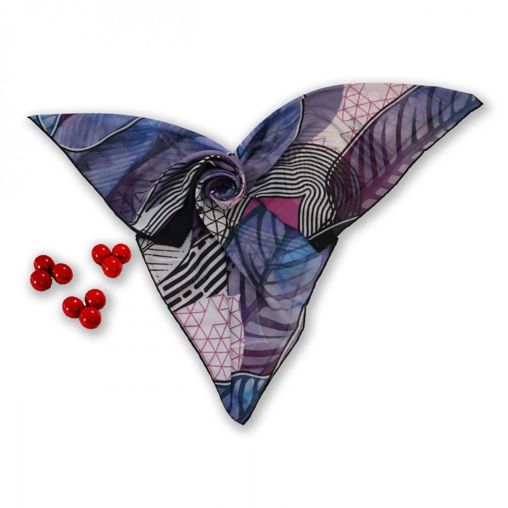 روسری طرح دار مدل پردیس