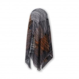 روسری طرح دار مدل دل آرا