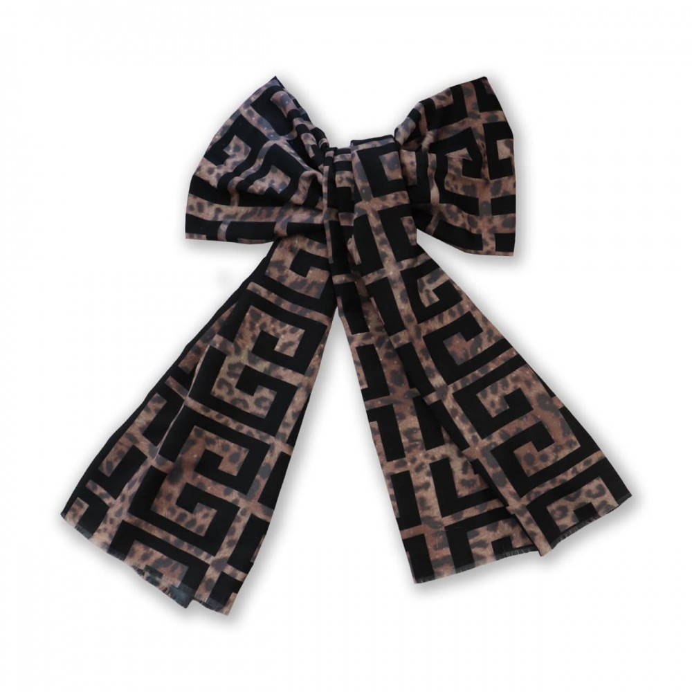 شال طرح دار مدل پلنگی