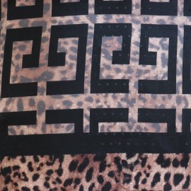 شال طرح دار مدل پلنگی